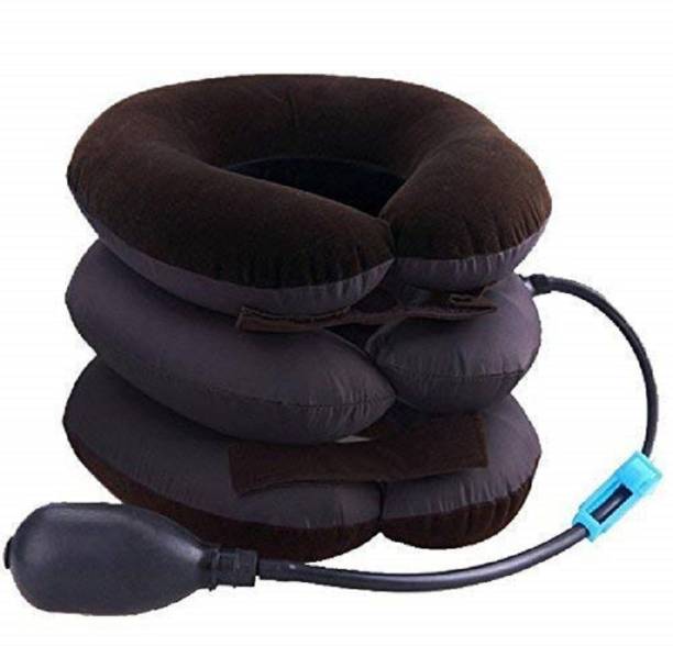barad enterprise Fast Pain Relief 3 Layer Pillow Neck Support and Relaxation Inflatable Stretcher Neck Pillow