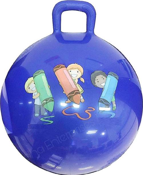 Buyab factory Inflatable Hopper Ball for Kids ( Hip-Pity Hop Ball, Hopping Ball, Bouncy Ball with Handles, Sit & Bounce, Jumping Ball Inflatable Hoppers & Bouncer