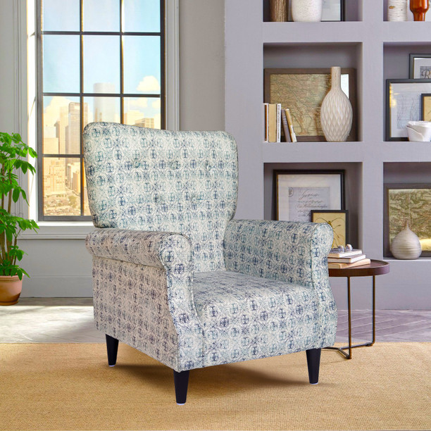grey accent chair
