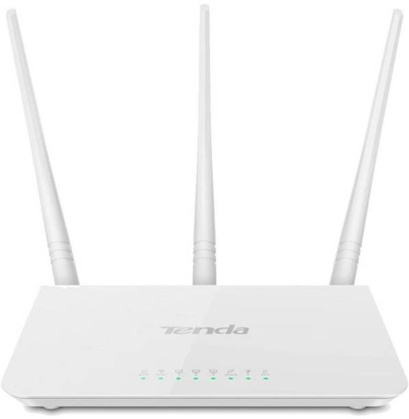 TENDA F3 Wireless Router 300 Mbps Router (White, Single...
