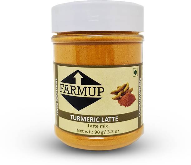 FARMUP Turmeric Latte - 100% Pure and Natural - No Artificial Flavors Or Preservatives