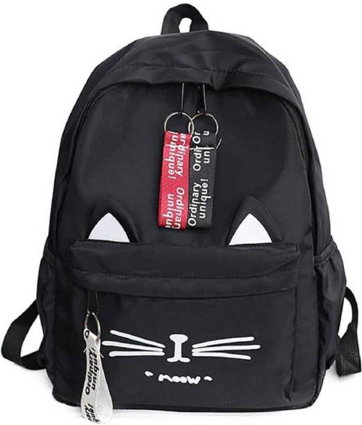 Akhigun Style Cat Design Fashion Waterproof Women Girls Backpack Laptop ackpack Waterproof Backpack 10 L Laptop Backpack
