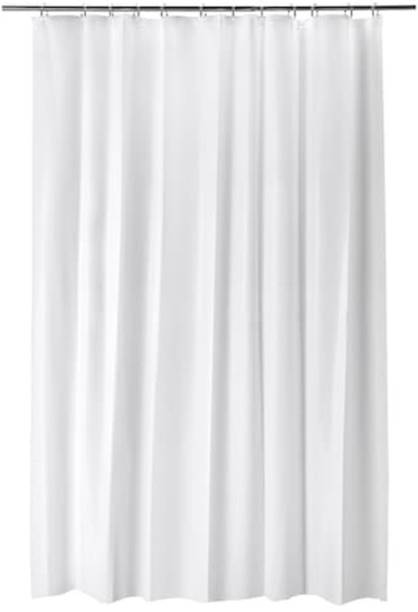 IKEA 200 cm (6 ft) PVC Shower Curtain Single Curtain