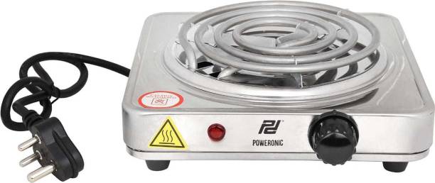 Poweronic 1450 Watt Cooking Heater With free shipping with Thermostat G Coil Stove Hot Plate Induction Cooktop/Cookers/Electric Cooking Heater (Ivory) Electric Cooking Heater (1 Burner) Electric Cooking Heater