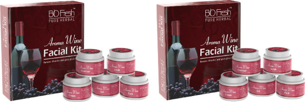 bio fresh aroma wine facial kit