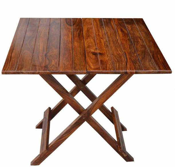 WayWood Sheesham Solid Wood Folding Coffee Table For Living Room And Restaurant Solid Wood Outdoor Table
