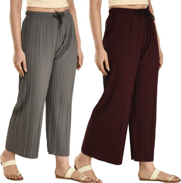 GLADLY Relaxed Women Multicolor Trousers
