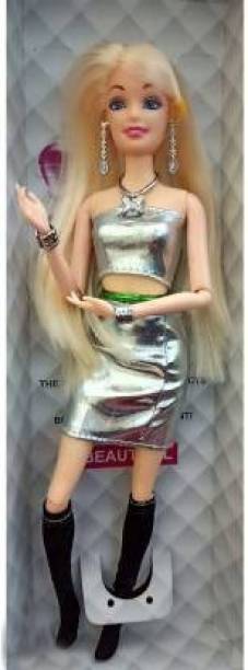 MTC97 Cute Foldable Doll SilverColored Hair (Silver)