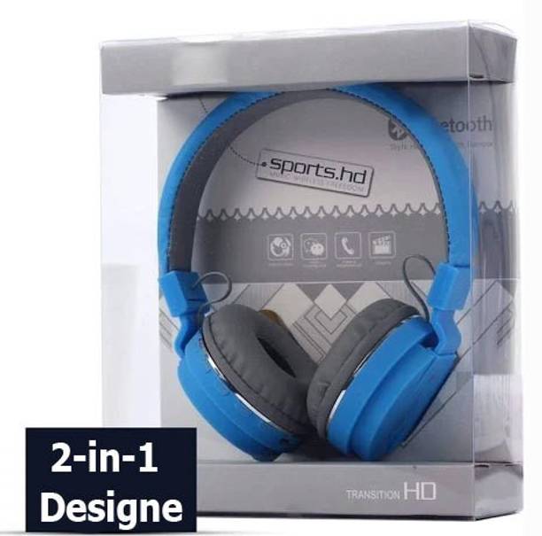 Top Headset D cheap price 5stars Flipkart in India 82 F FERONS 100% Branded 2-IN-1 DESIGNE wired/Wireless Headphone with Bass Bluetooth, Wired Headset