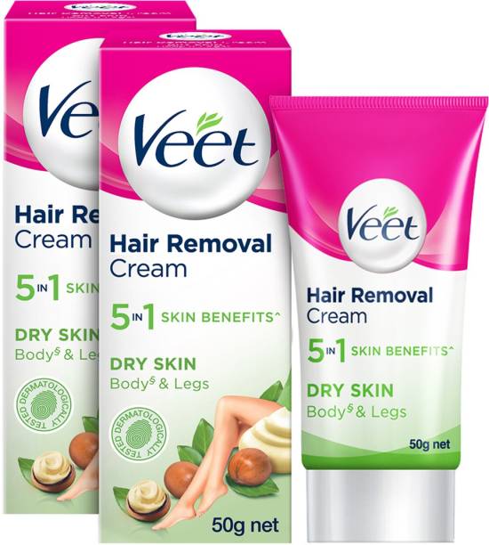 Veet Silk and Fresh Dry Hair Removal Cream 50g Pack of 2 Cream