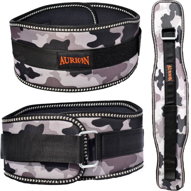 Aurion Body Squad 6" Weight Lifting Belt Pro Quality Neoprene Back Support Belt Back & Abdomen Support