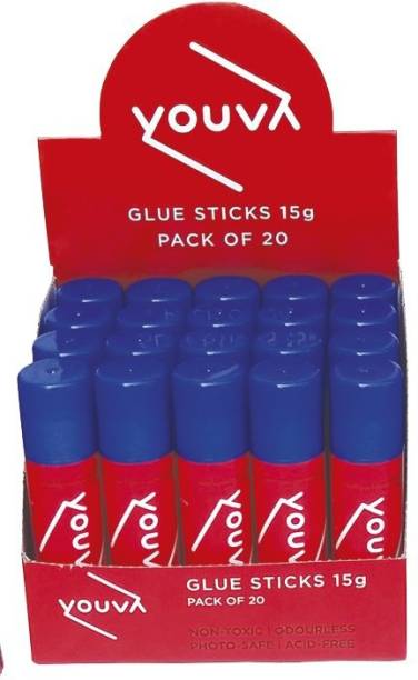 Navneet Youva Glue Stick 15gm Non Toxic - Phthalate free (harmless) Glue Stick