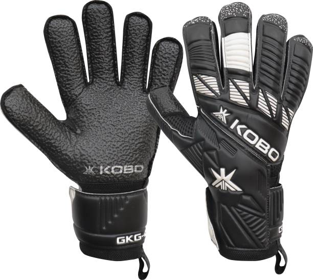 KOBO Football / Soccer Goalie Profesional German Latex GoalKeeper Gloves, Strong Grip Goalkeeping Gloves