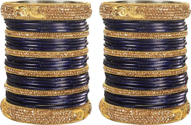 Muchmore Alloy, Brass Gold-plated Bangle Set