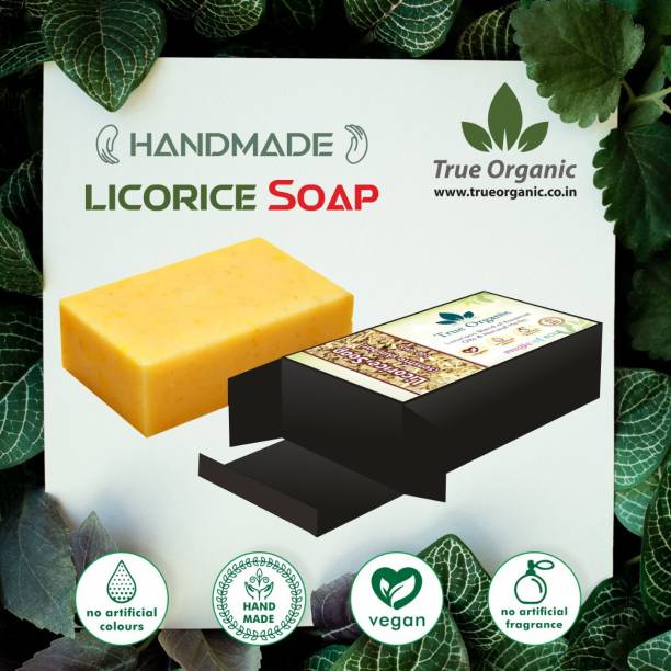 true organic 100% Ayurvedic Anti Acne Handmade Licorice soap