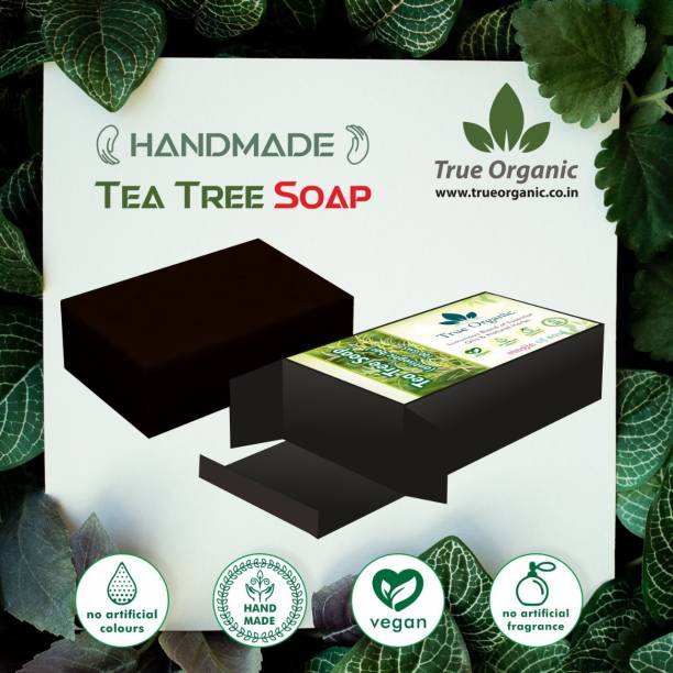 true organic 100% Ayurvedic Anti Acne Handmade Tea Tree Soap