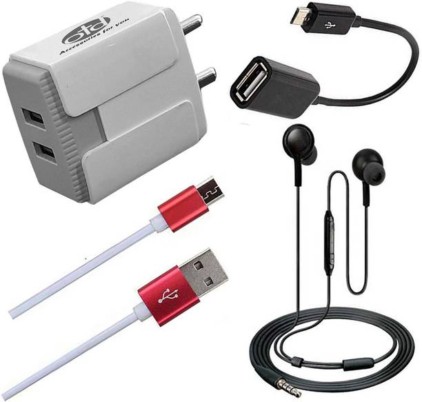 Top Headset Y Adaptor cheap price 5stars Flipkart in India 36 OTD Wall Charger Accessory Combo for Vivo Y17, Vivo Y19, Vivo Y20, Vivo Y20i
