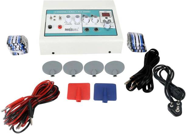 Physiowell Machine for Physiotherapy with Muscle Stimulator (Combo Tens+MS), Muscle Stimulator Electrotherapy Device