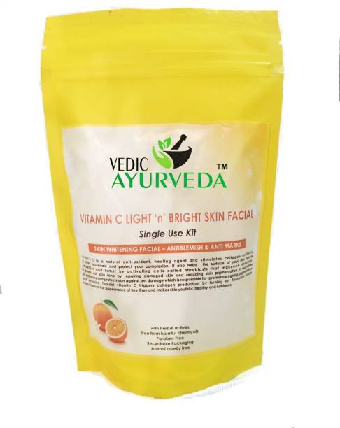 VEDICAYURVEDA Vitamin C Facial kit for single use
