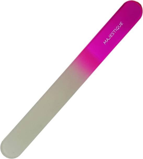 majestique Nail Filer Manicure for Gentle Nail Care & Professional Smooth Finish Piece Premium Crystal Nail File Tool