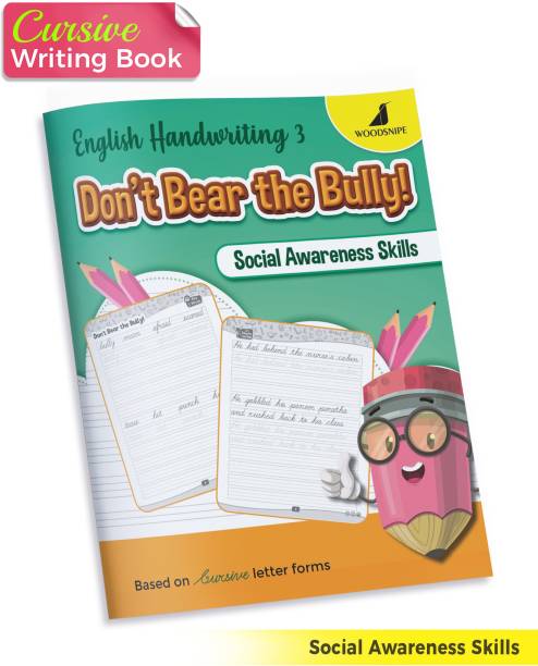 English Cursive Writing Books For 6 To 10 Year Kids | Handwriting Improvement - Don't Bear The Bully | Story Based Practice Activities For Children