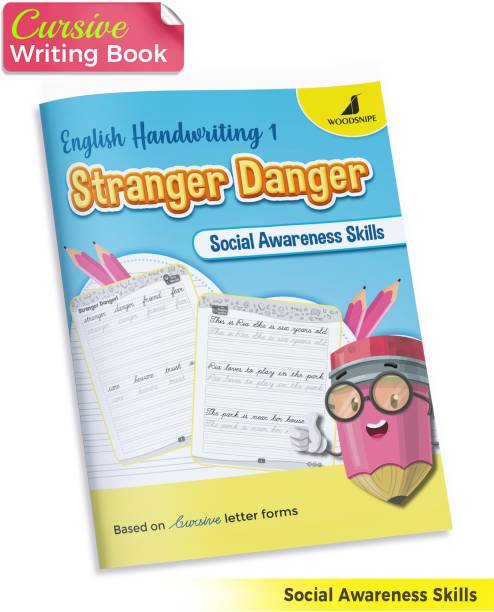 English Cursive Writing Books For 6 To 10 Year Kids | Handwriting Improvement - Stranger Danger | Story Based Practice Activities For Children