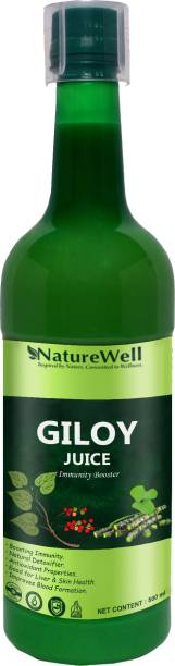 Naturewell Giloy Juice Natural Juice for Building Immunity and IMMUNITY BOOSTER I No Added Sugar Natural