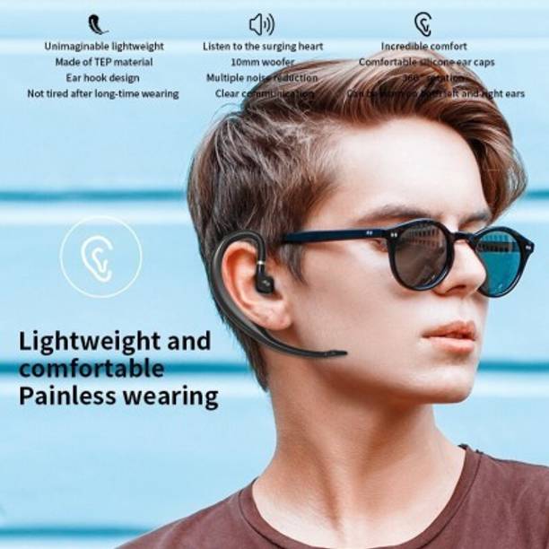 Top Headsets 4 Business cheap price 5stars Flipkart in India 4 Acromax by-199 S110 V4.1 Wireless Bluetooth Business Headset Single Ear Bluetooth Headset