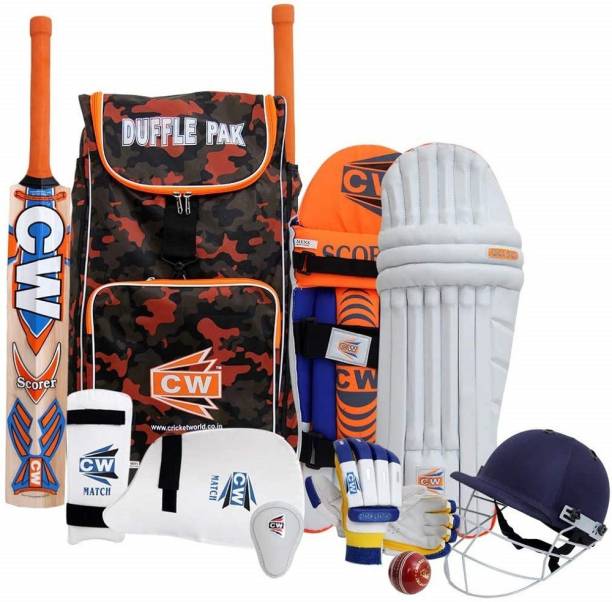 CW Bouncer Cricket Kit Cricket Set with Accessories Ideal For 14 & Up Yrs Full Size Cricket Kit