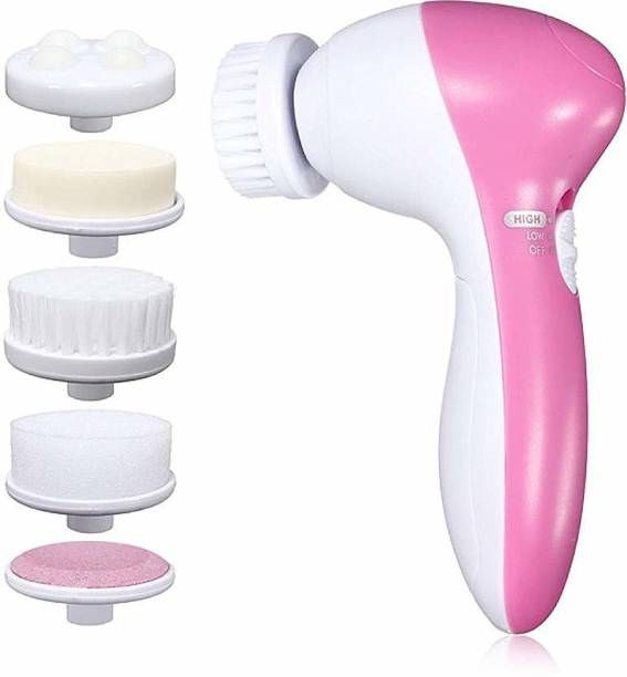 Ugam 5 in 1 Portable Electric Facial Cleaner Multifunction Massager, Face Massage Machine For Face, Facial Machine, Beauty Massager, Facial Massager For Women