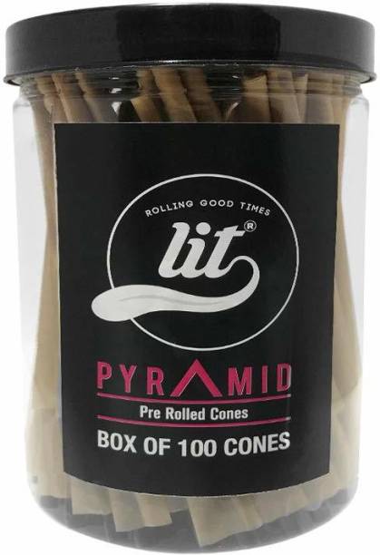 LIT Pre Rolled Cones Unruled King Size 14 gsm Paper Roll