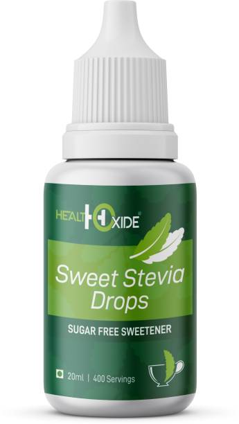 HEALTHOXIDE Sweet Stevia Drops – Natural & Zero Calorie Sweetener, Sugar Substitute, Sugar Free – 20 ml Sweetener