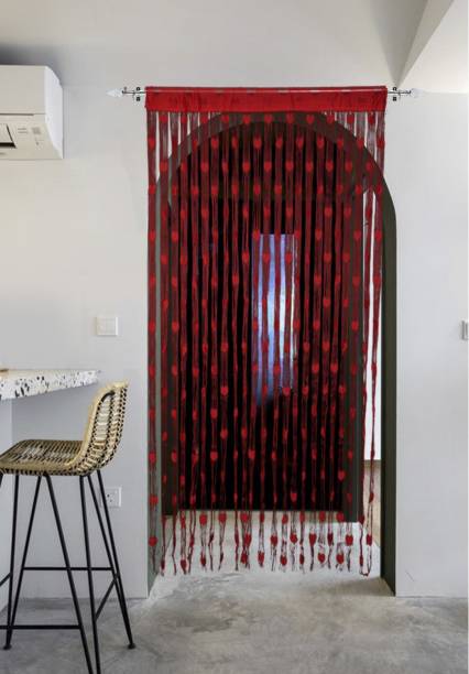 Rainbow Furnishings 200 cm (6 ft) Polyester Door Curtain Single Curtain