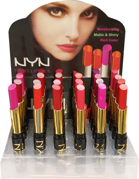 nyn matte lipstick set of 24