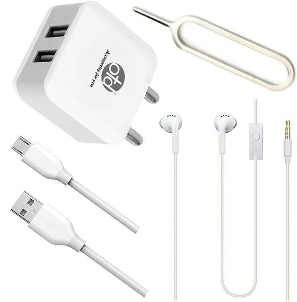 Top Headset Y Adaptor cheap price 5stars Flipkart in India 56 OTD Wall Charger Accessory Combo for Vivo Y71i, Vivo Y81, Vivo Y81i, Vivo Y83