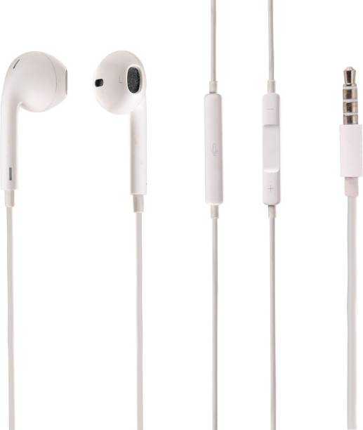 IAIR H15 White in Ear Wired Headphones with Mic Wired Headset
