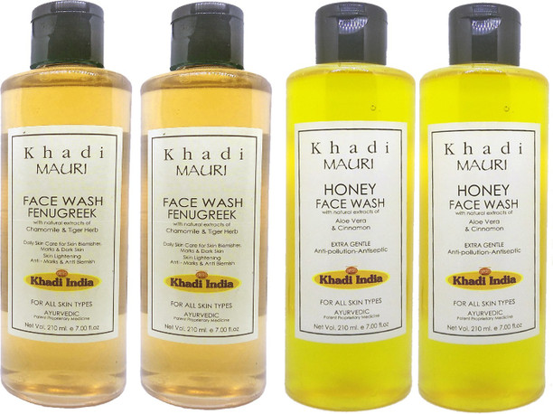 khadi mauri anti acne face wash