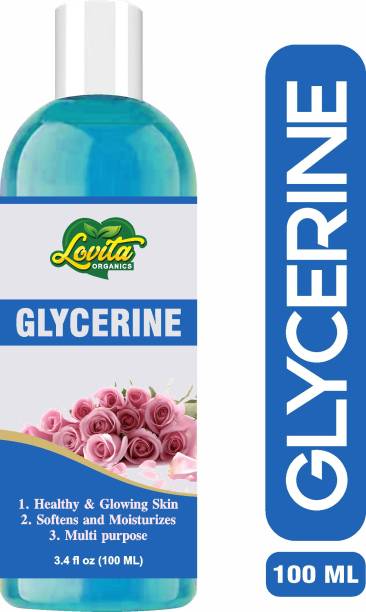 Lovita Organics 100% Pure Glycerine- To Soften & Moisturize Skin and Multipurpose- Premium Grade-