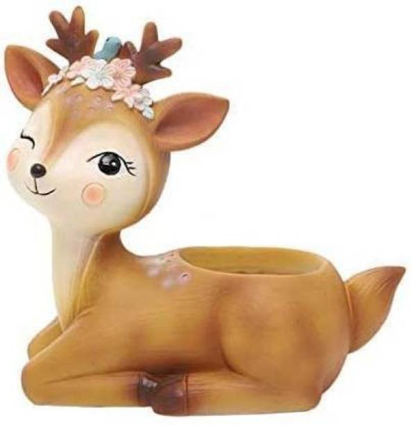 Beebom Craft 101-Deer Ceramic Flower Basket