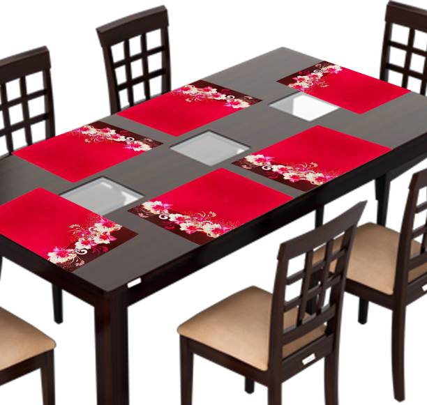 KANUSHI Rectangular Pack of 6 Table Placemat