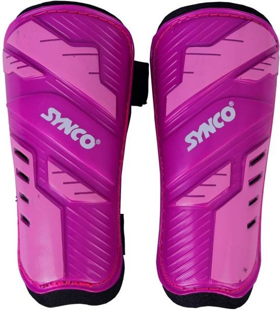 SYNCO MS Vogue Shin gurad for Leg Protection- Size Medium/Pink Football Shin Guard