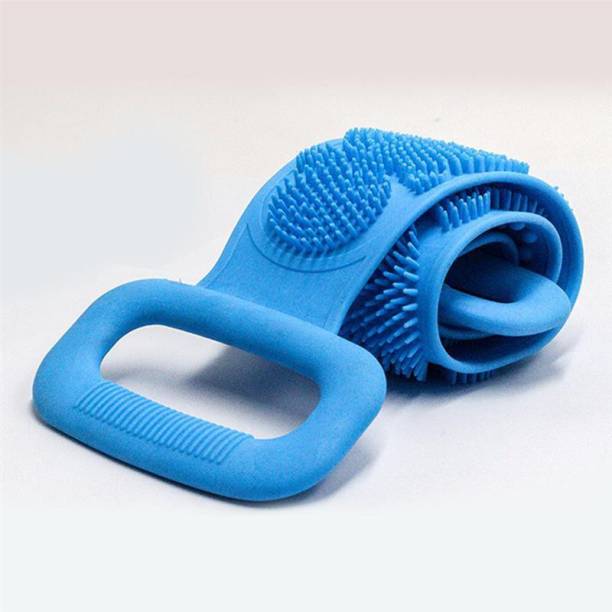valerie Silicone Scrubber Belt Removes Bath Towel Waterproof Easy Foot Cleaner Blue