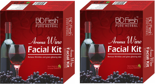 bio fresh aroma wine facial kit
