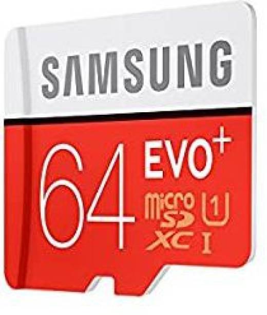 SAMSUNG EVO Plus 64 GB MicroSDXC Class 10 100 MB/s  Memory Card