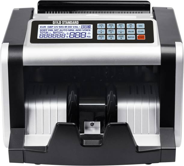 Goldstandard (USA) Model 3006 Portable LCD Digital Electronic Money Counter Currency Counting Machines with Automatic Fake Note Detection For Old New Foreign Cash Bank Note Counting Machine