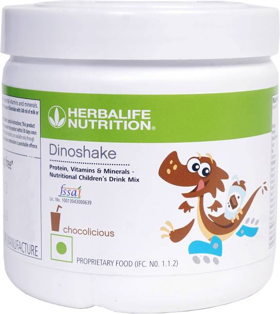 HERBALIFE Dinoshake Kids Nutrition Drink Mix - Chocolate Flavor Plant-Based Protein