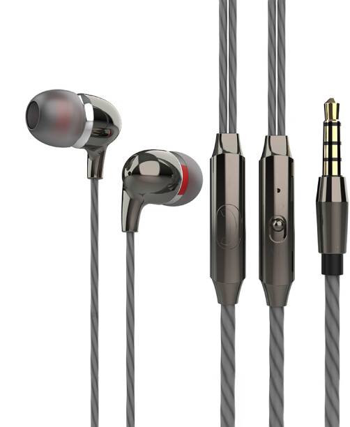 Yopah in ear wired earphone extra bass with cable organizer Wired Headset