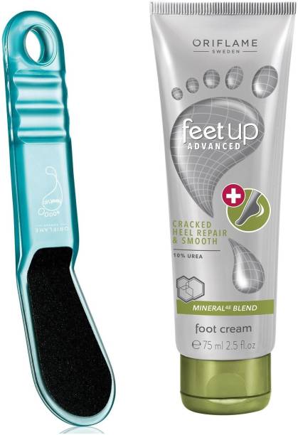 Oriflame FEET UP Foot File & FEET UP Advanced Cracked Heel Repair & Smooth Foot Cream (2 in 1)