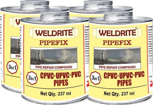 Weldrite CPVC PIPEFIX Gray Pipe Repair Compound (Pack of 4 cans) Contact Cement