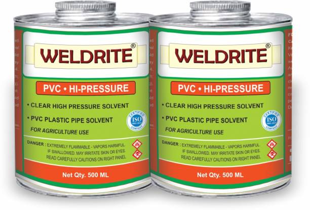 Weldrite PVC High Pressure Solvent Cement (Pack of 2 cans) Contact Cement